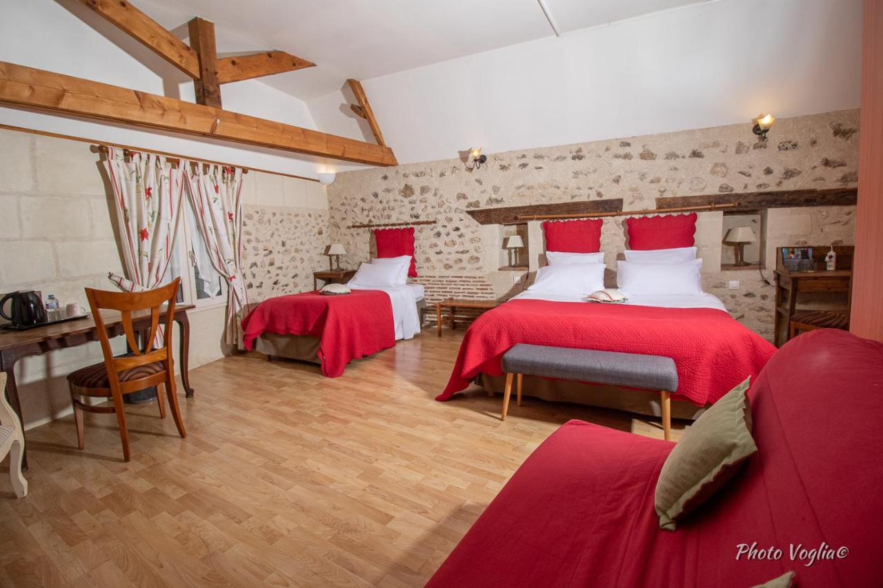 Logis Auberge Le Colombien - Hotel Et Restaurant Villandry Eksteriør billede